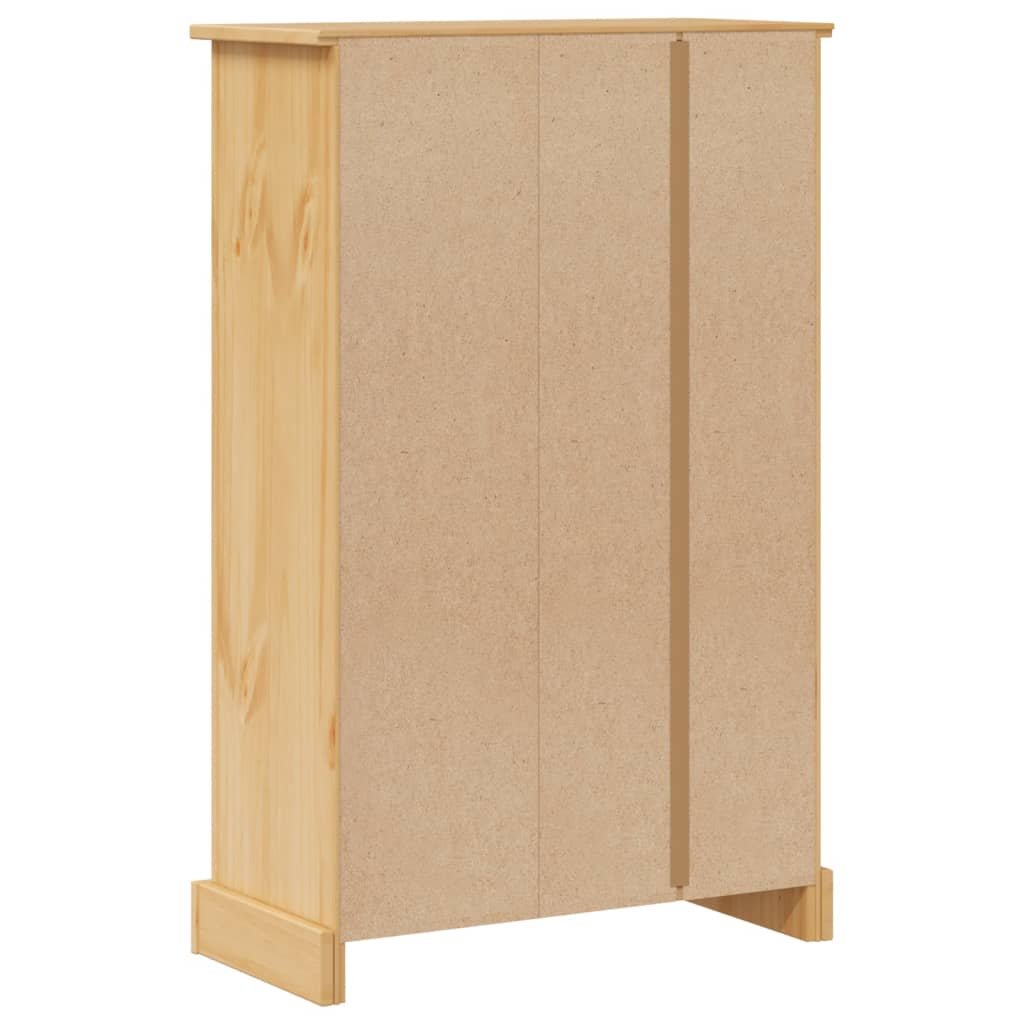 badeværelsesskab Corona 70x33x110 cm massivt fyrretræ