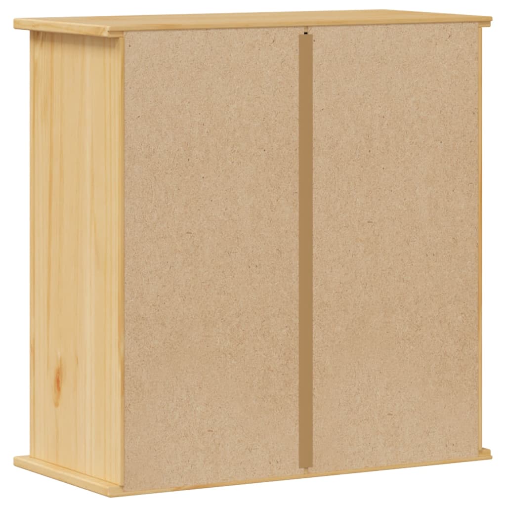 vægskab til badeværelse Corona 70x33x71,5 cm massivt fyrretræ