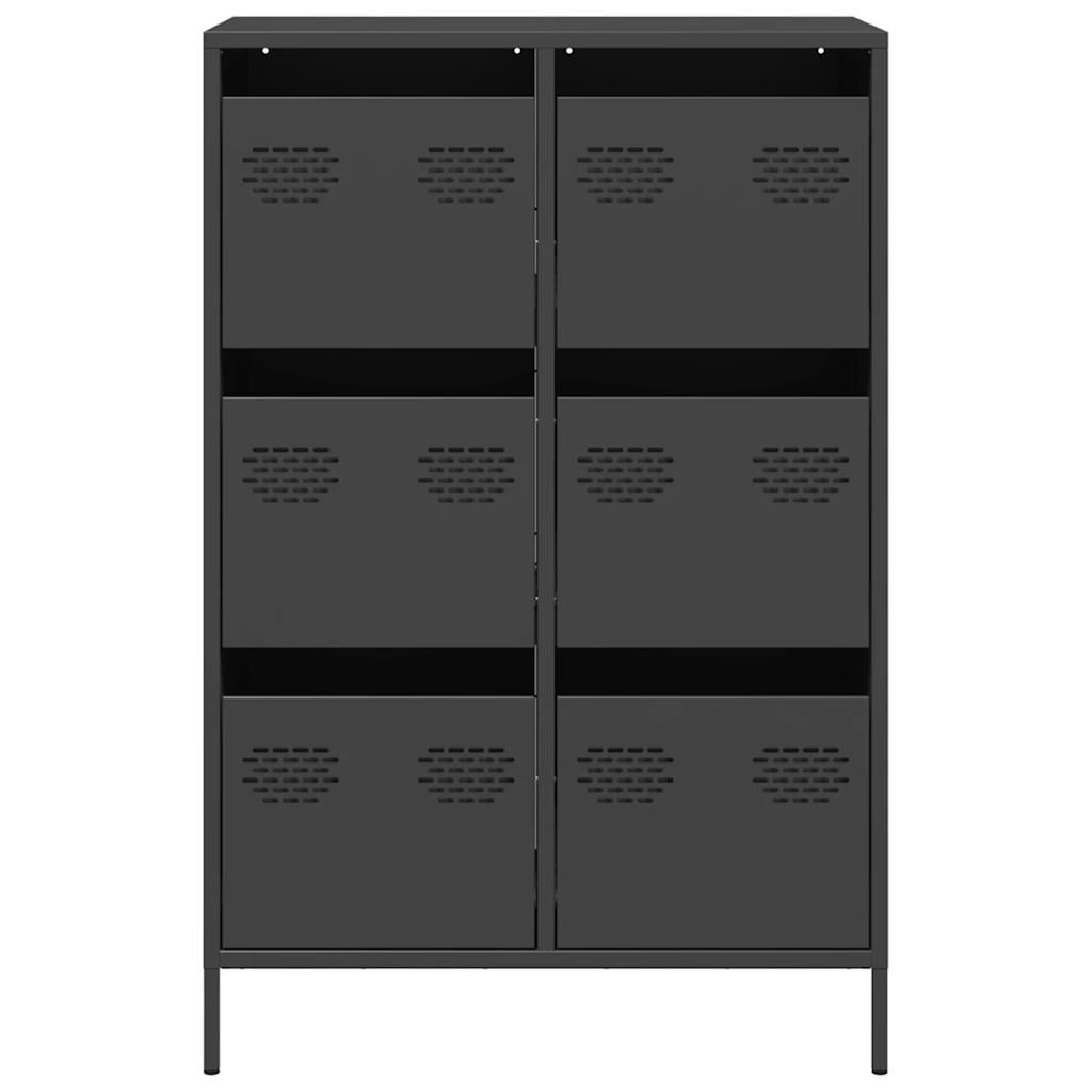 skab 68x39x101,5 cm stål sort
