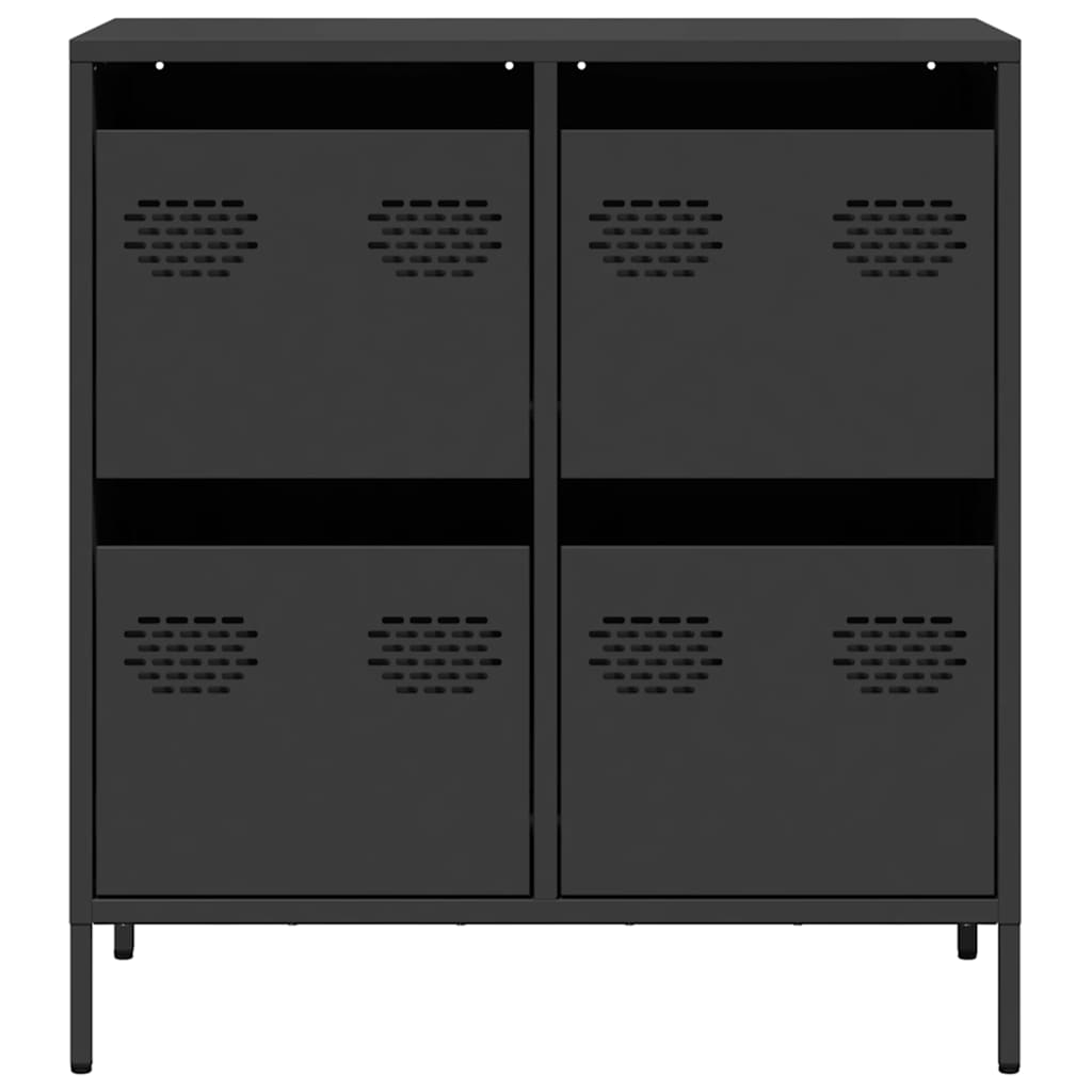 skænk 68x39x73,5 cm koldvalset stål sort