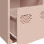 skab 68x39x73,5 cm koldvalset stål lyserød