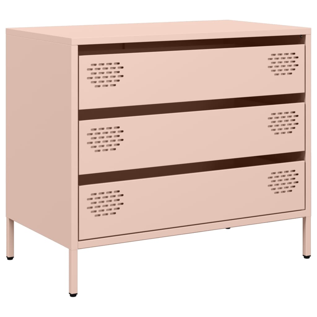 skab 68x39x58,5 cm koldvalset stål lyserød