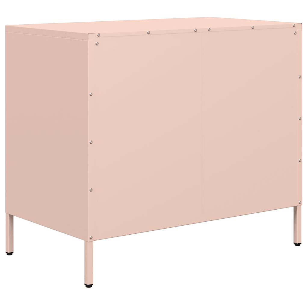 skab 68x39x58,5 cm koldvalset stål lyserød
