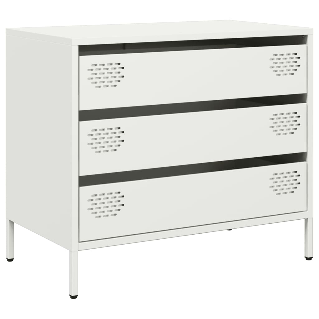 skab 68x39x58,5 cm koldvalset stål hvid