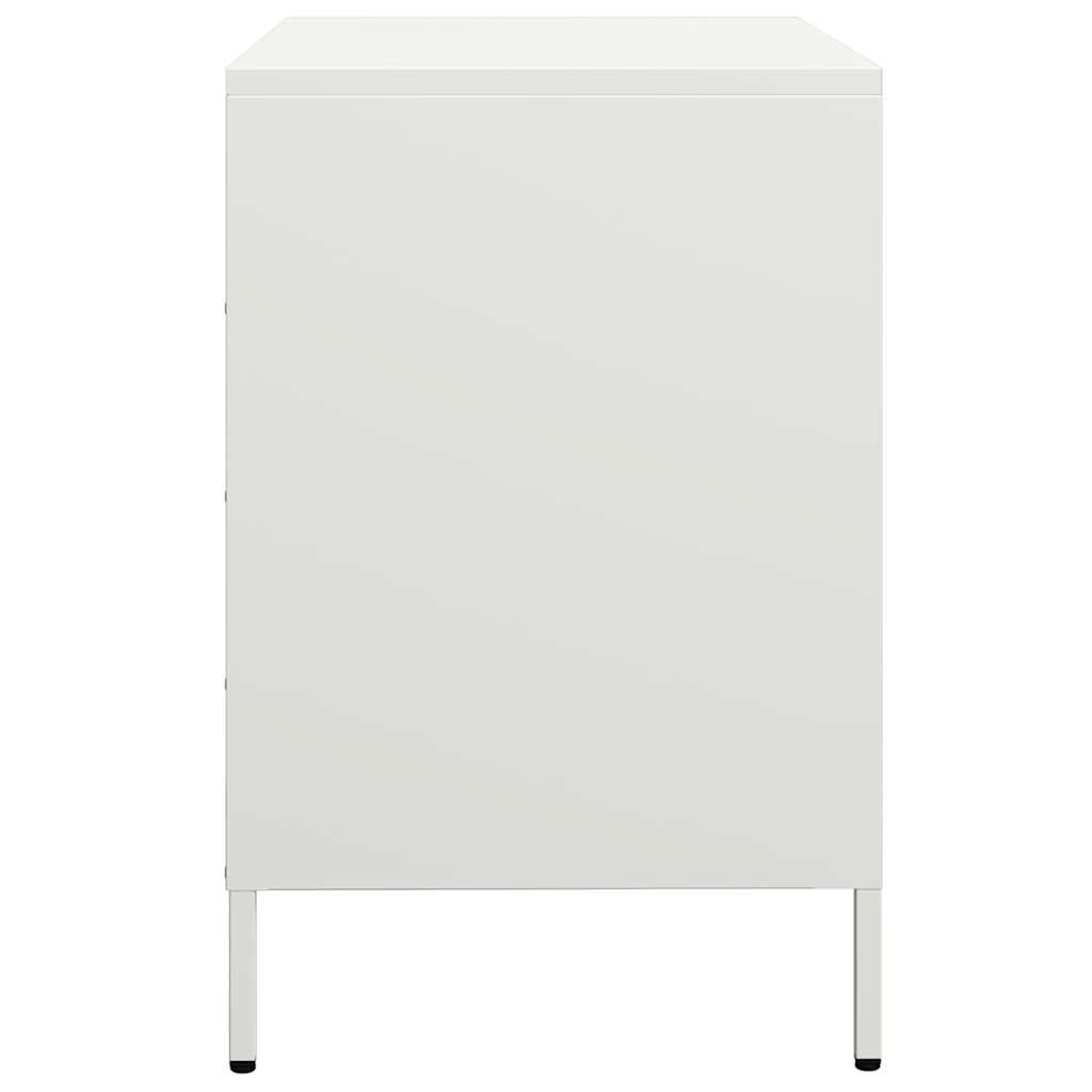 skab 68x39x58,5 cm koldvalset stål hvid