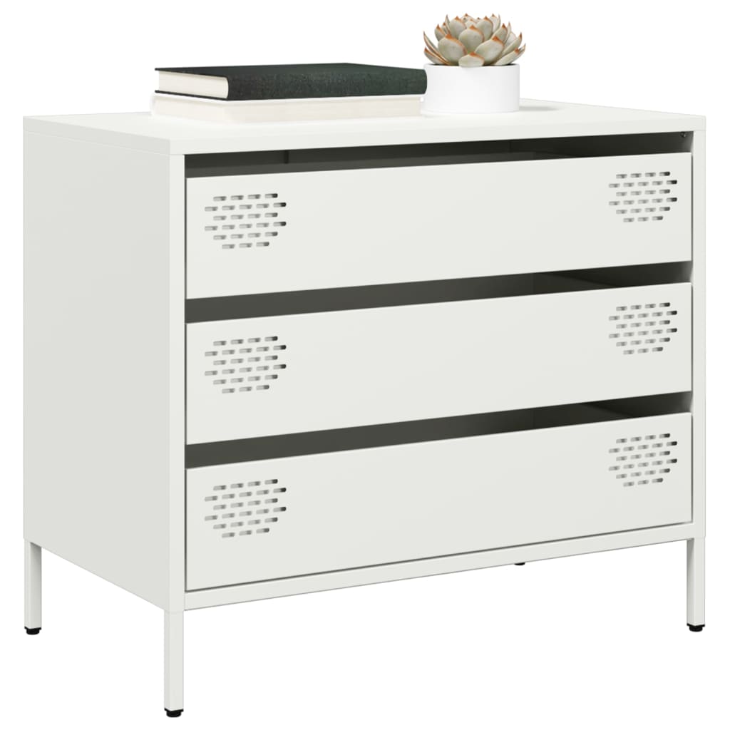 skab 68x39x58,5 cm koldvalset stål hvid