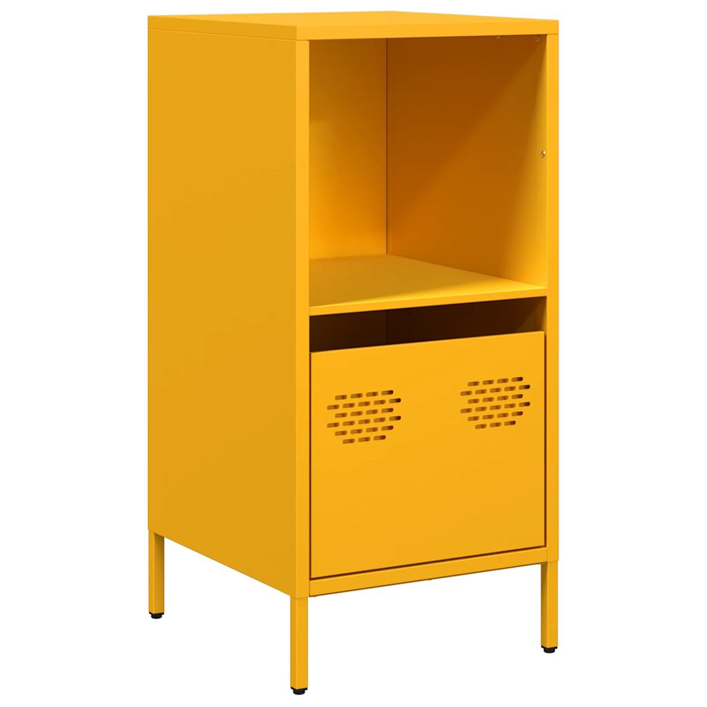 skab 35x39x73,5 cm koldvalset stål sennepsgul
