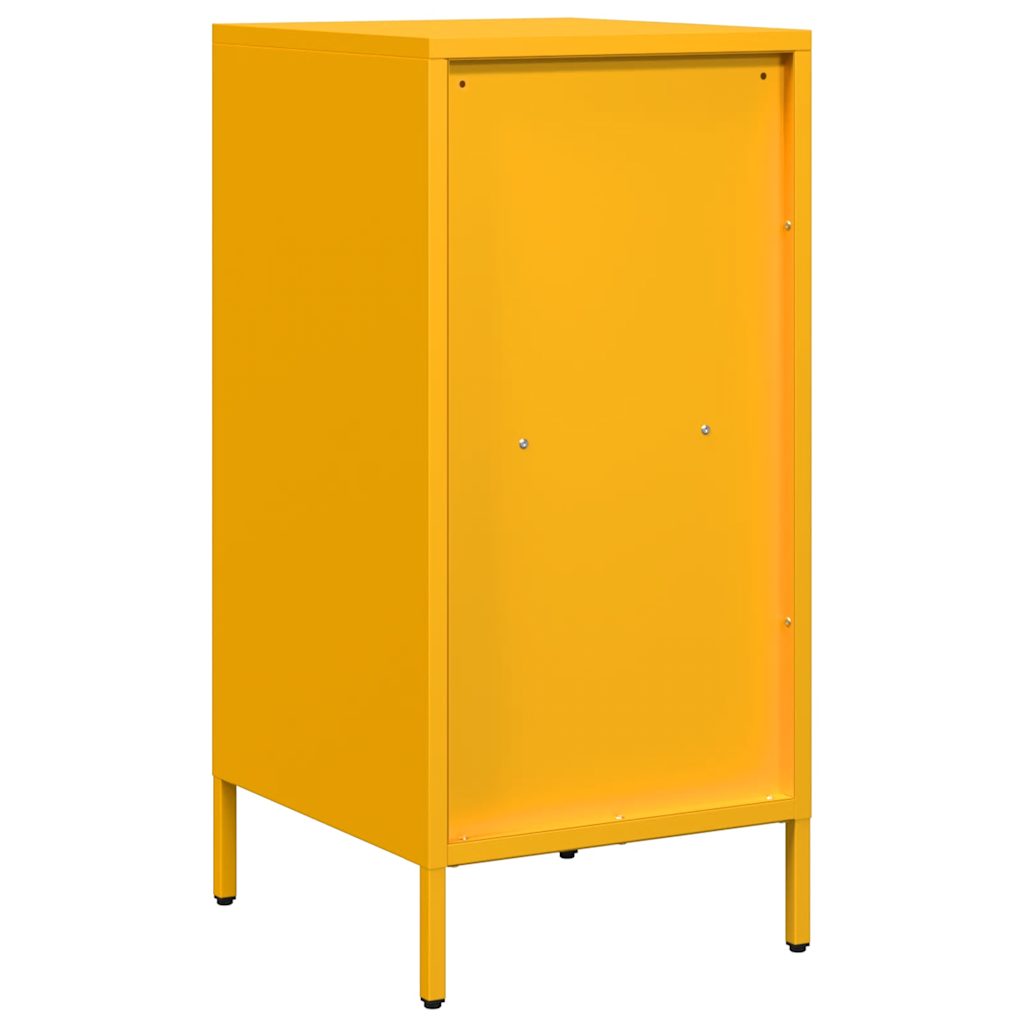 skab 35x39x73,5 cm koldvalset stål sennepsgul