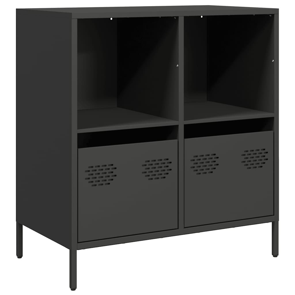 skænk 68x39x73,5 cm koldvalset stål sort