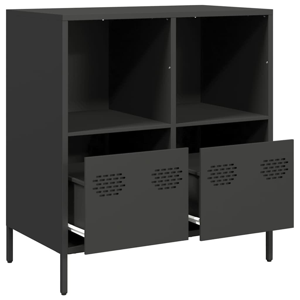 skænk 68x39x73,5 cm koldvalset stål sort