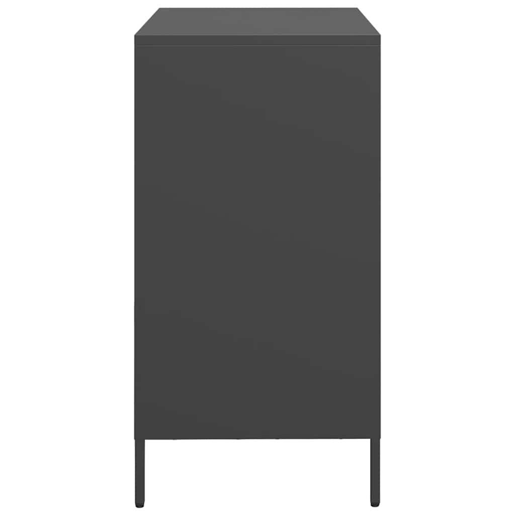skænk 68x39x73,5 cm koldvalset stål sort