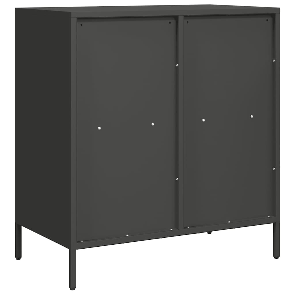 skænk 68x39x73,5 cm koldvalset stål sort