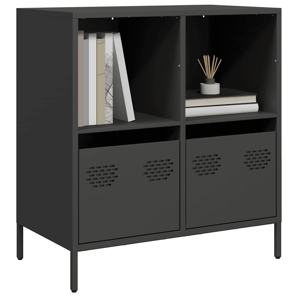 skænk 68x39x73,5 cm koldvalset stål sort