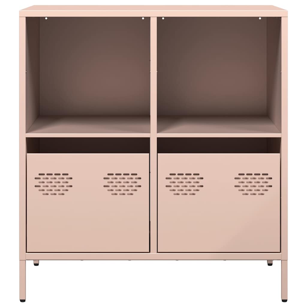 skab 68x39x73,5 cm koldvalset stål lyserød