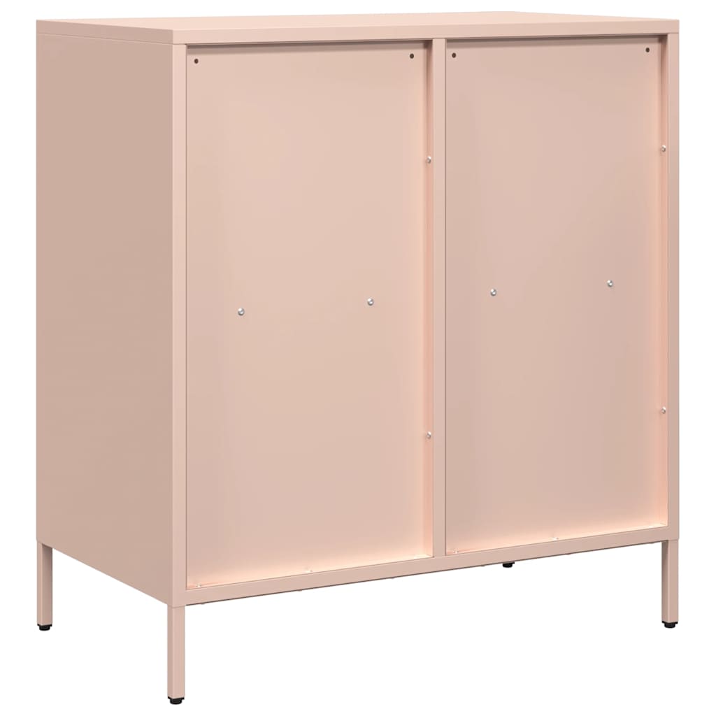 skab 68x39x73,5 cm koldvalset stål lyserød