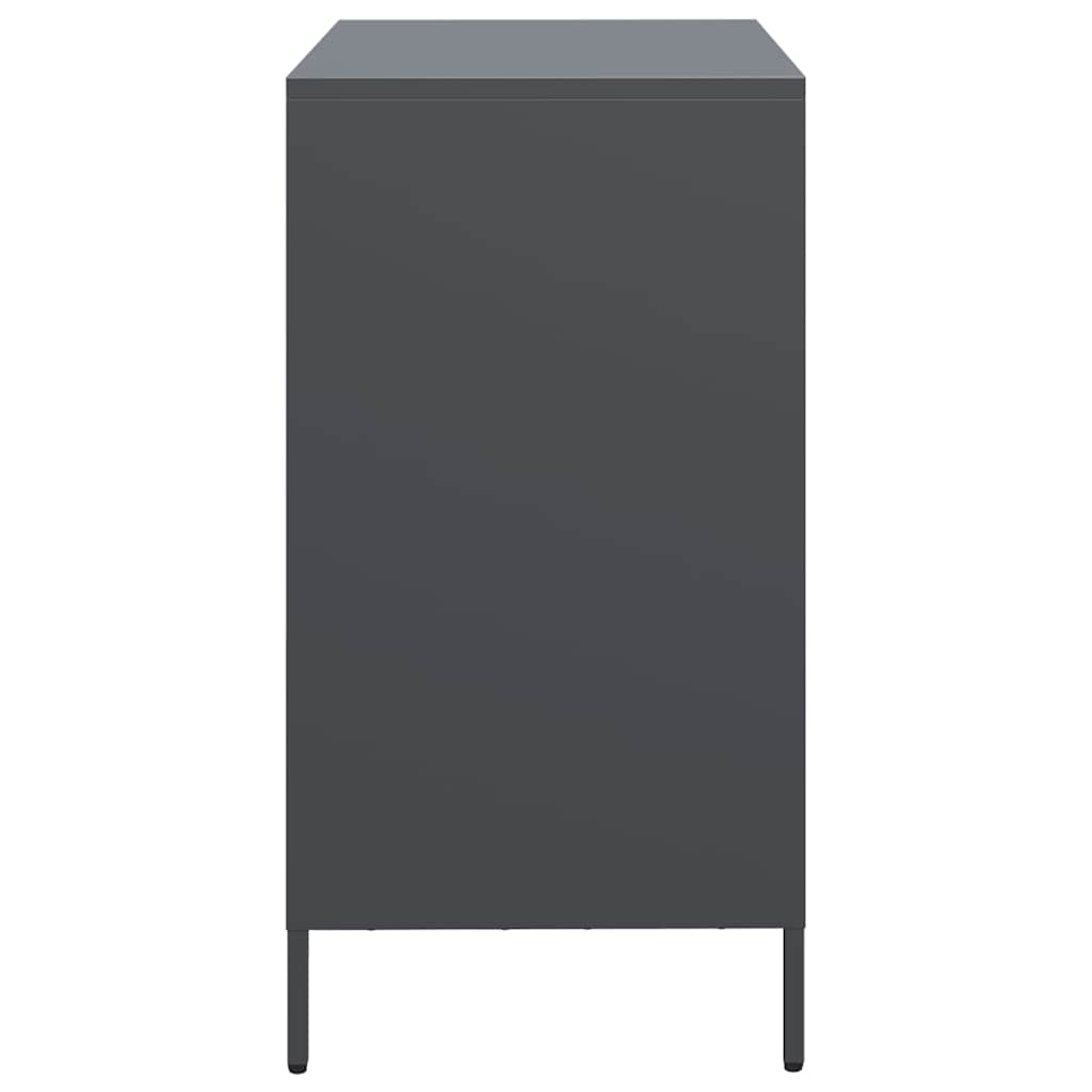 skænk 68x39x73,5 cm koldvalset stål antracitgrå