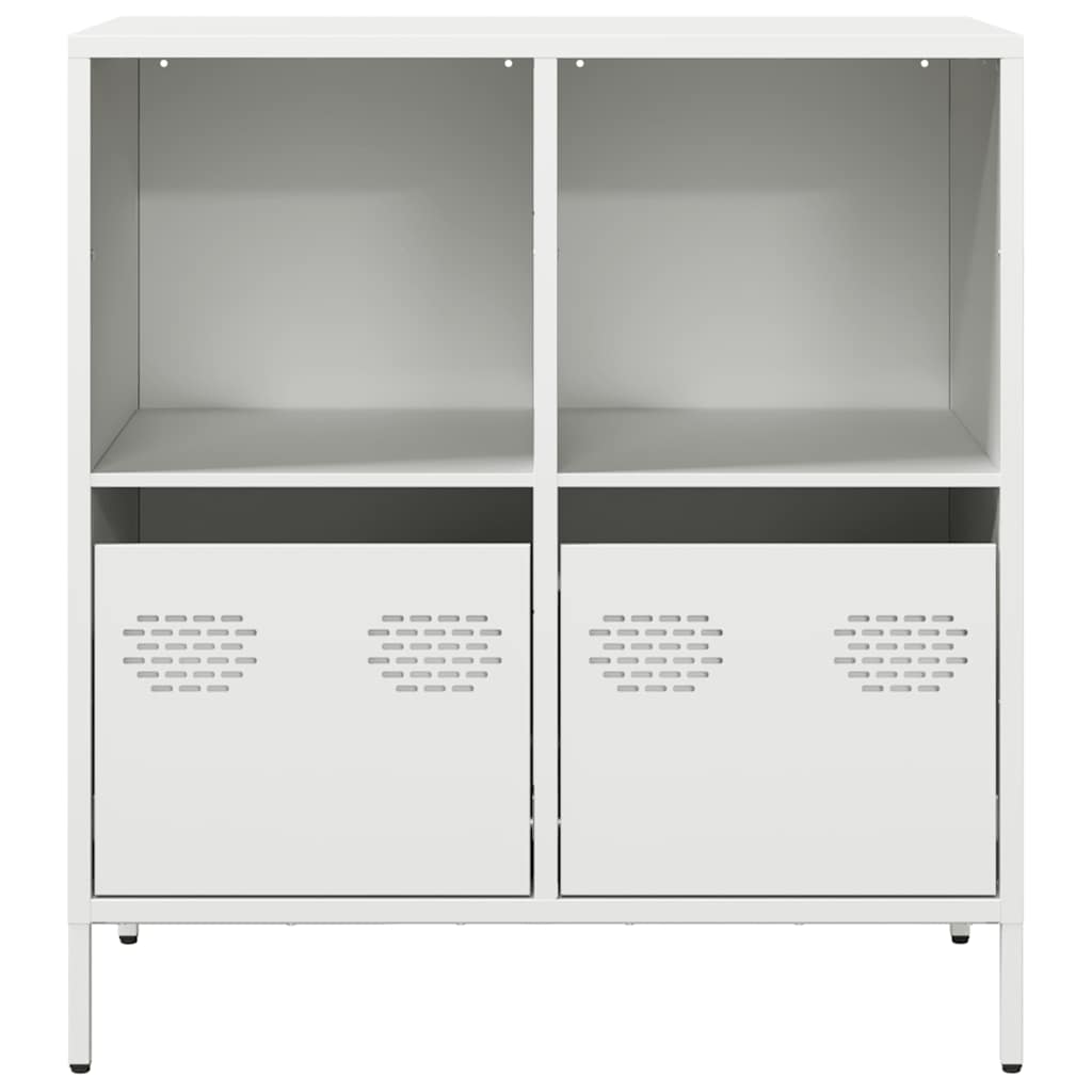 skab 68x39x73,5 cm koldvalset stål hvid