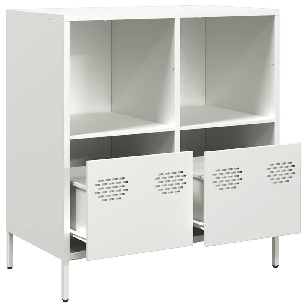 skab 68x39x73,5 cm koldvalset stål hvid