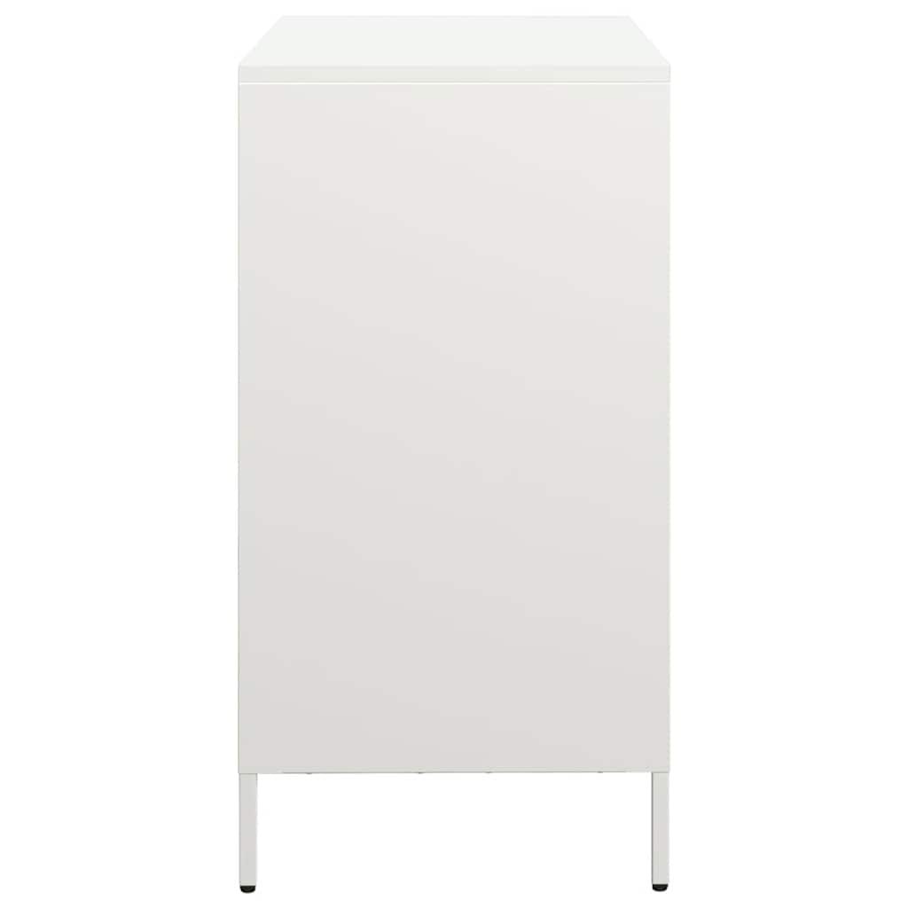 skab 68x39x73,5 cm koldvalset stål hvid