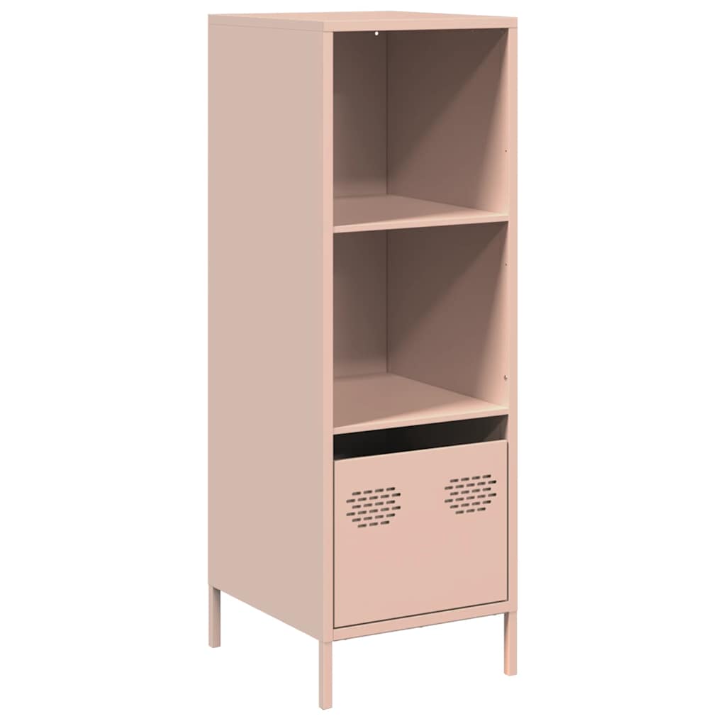 skab 35x39x103,5 cm stål lyserød