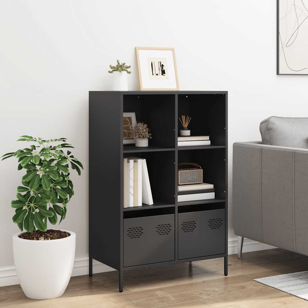 skab 68x39x103,5 cm stål sort