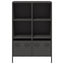 skab 68x39x103,5 cm stål sort
