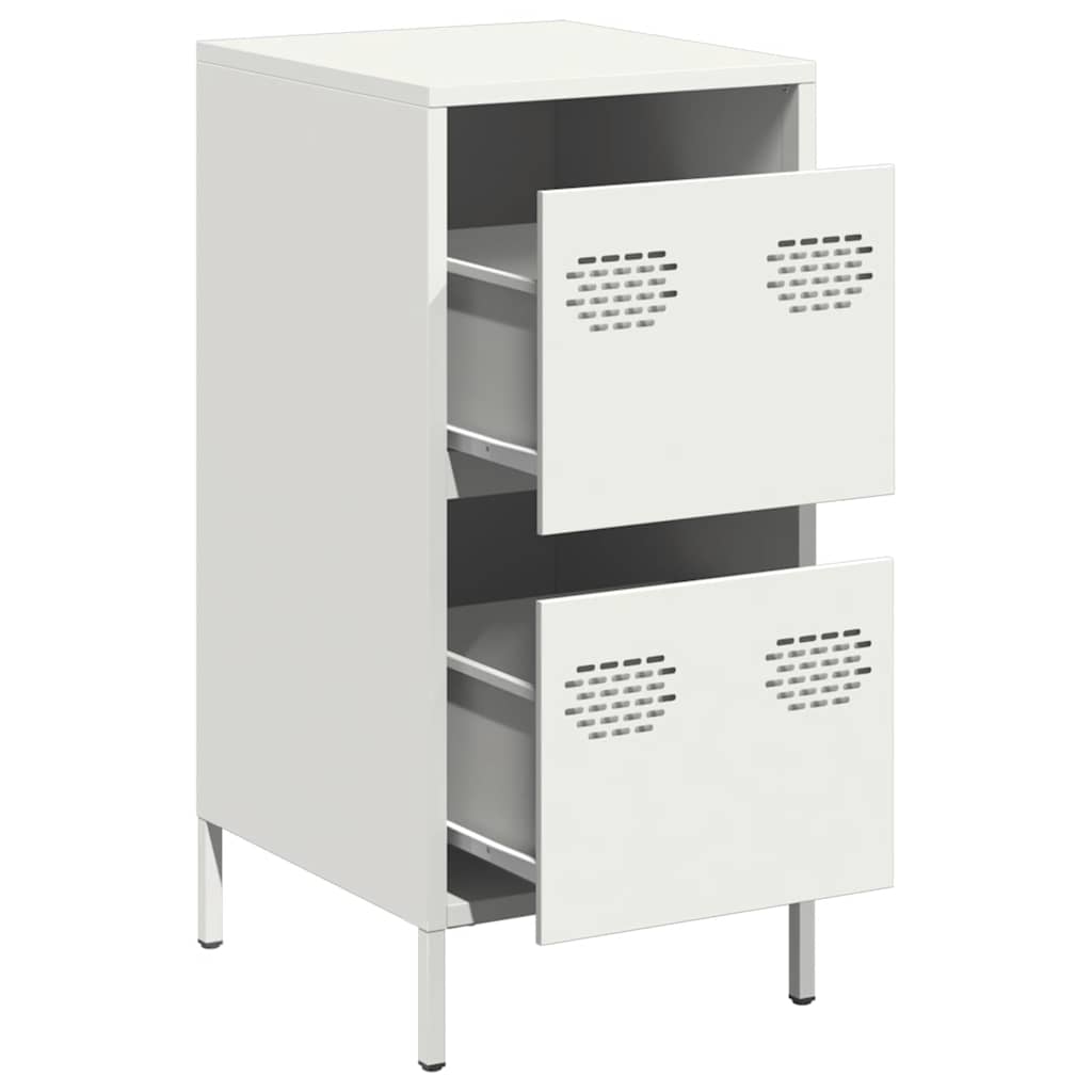 skænk 35x39x73,5 cm koldvalset stål hvid