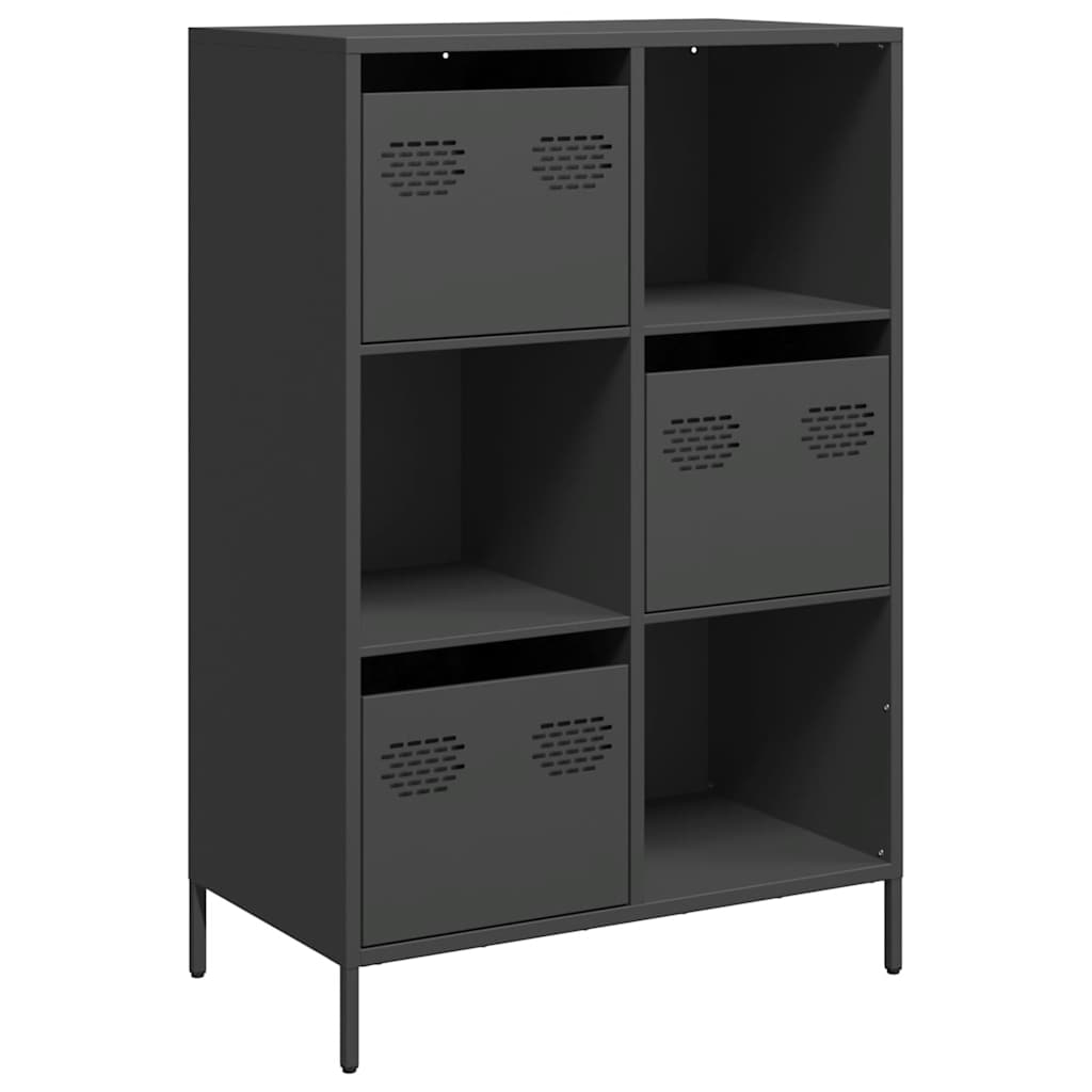 skab 68x39x103,5 cm stål sort