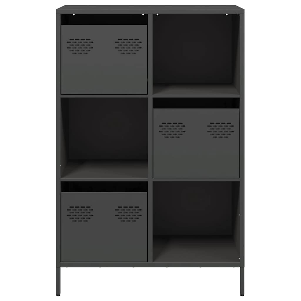 skab 68x39x103,5 cm stål sort