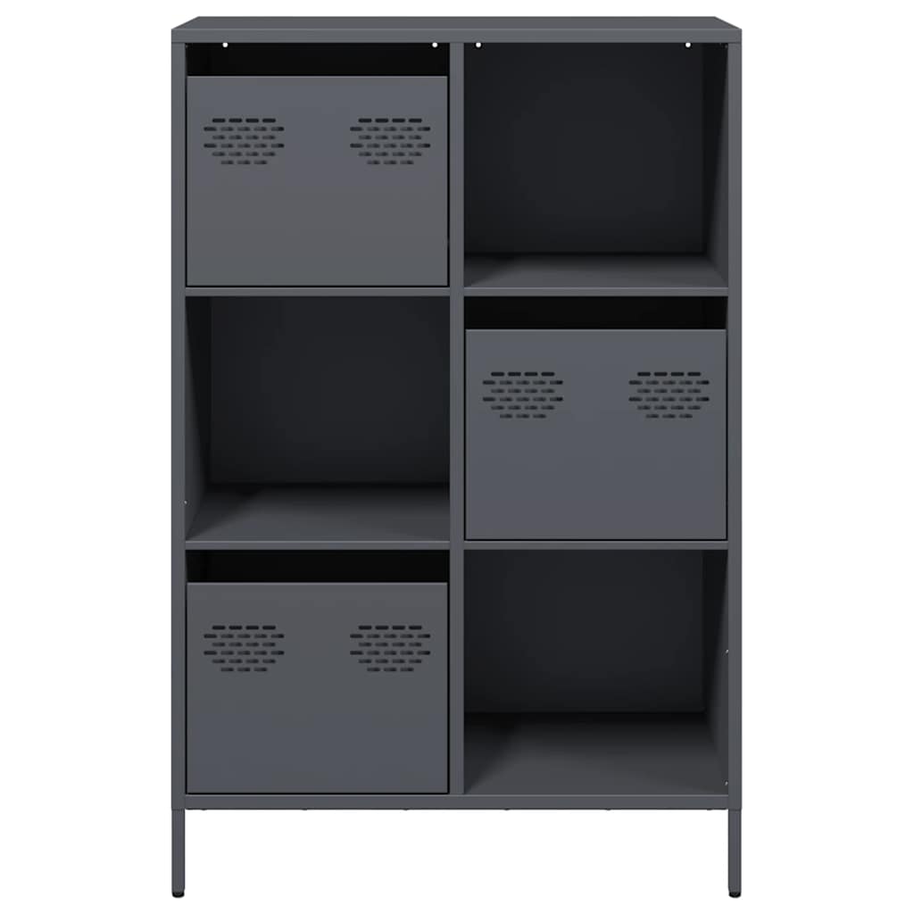 skab 68x39x103,5 cm stål antracitgrå