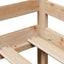 daybed med skuffer 90x190 cm massivt fyrretræ