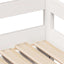 daybed med skuffer 90x200 cm massivt fyrretræ hvid