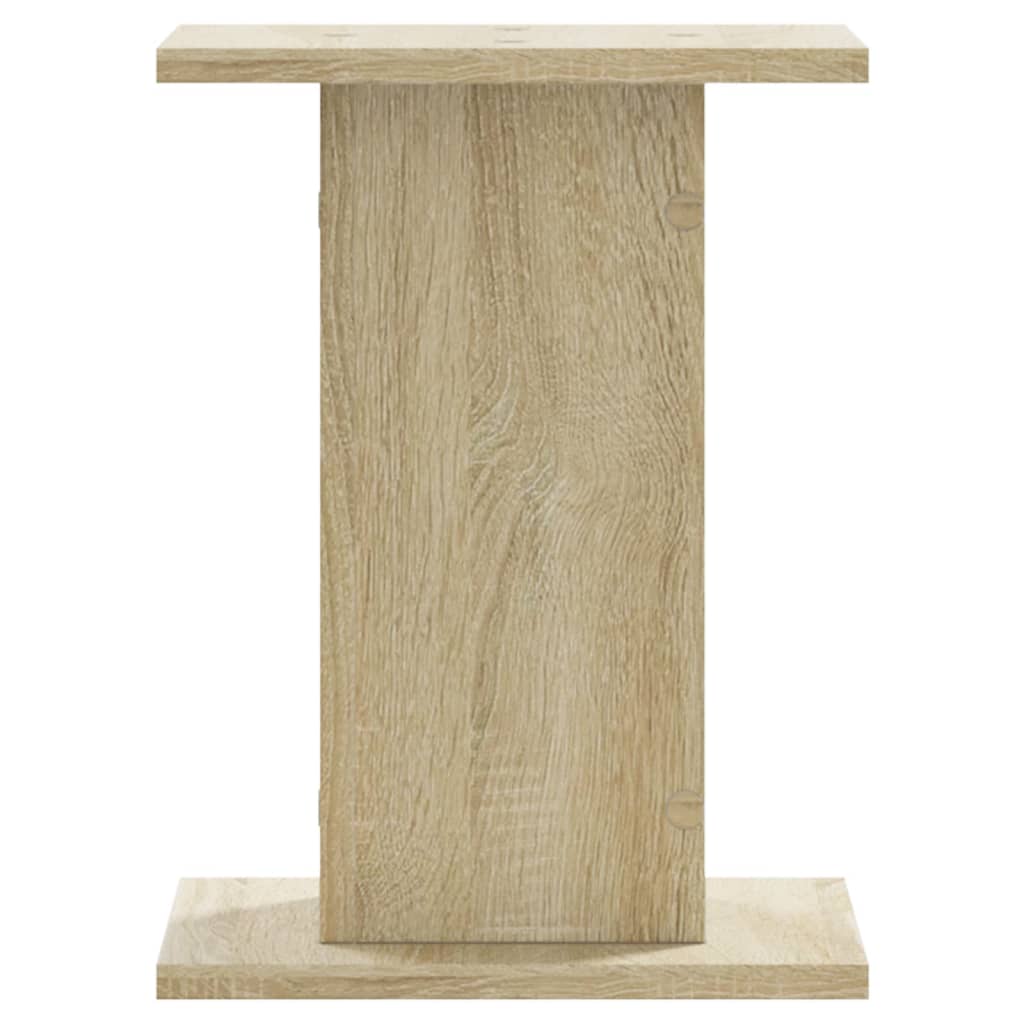 højtalerstativer 2 stk. 30x30x40 cm konstrueret træ sonoma-eg