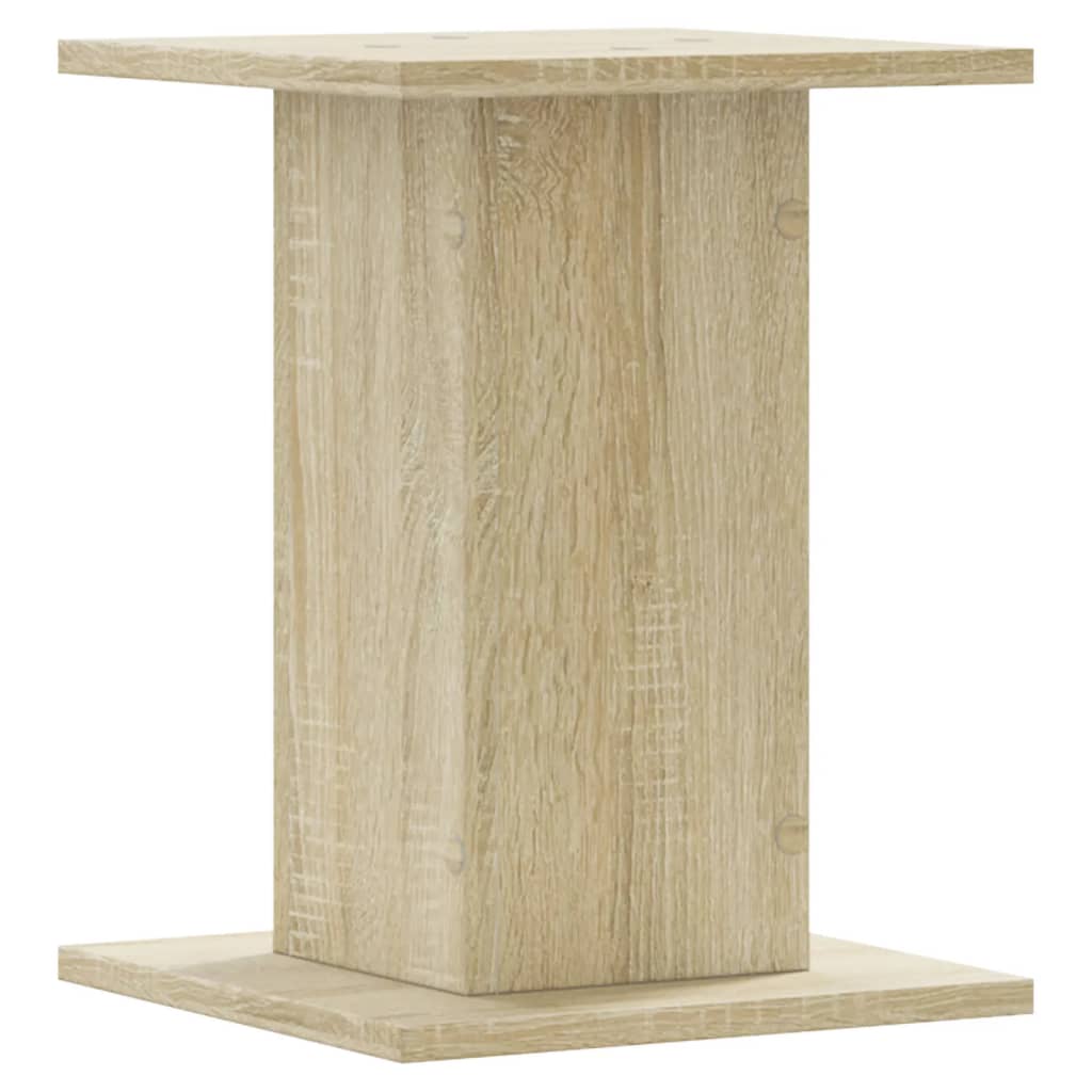 højtalerstativer 2 stk. 30x30x40 cm konstrueret træ sonoma-eg