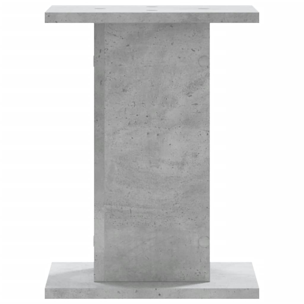 højtalerstativer 2 stk. 30x30x40 cm konstrueret træ betongrå