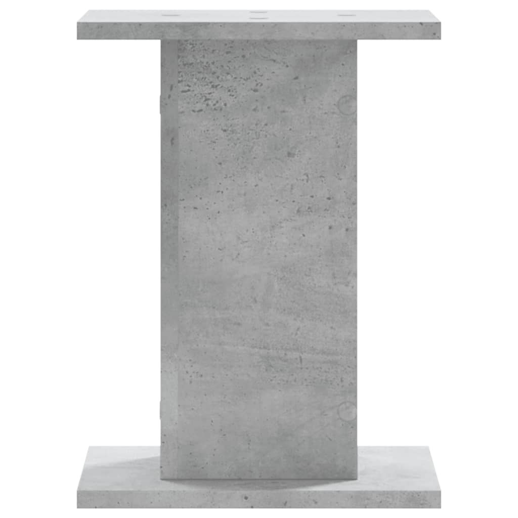 højtalerstativer 2 stk. 30x30x40 cm konstrueret træ betongrå