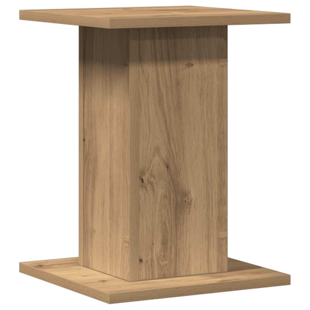 højtalerstativer 2stk. 30x30x40cm konstrueret træ egetræsfarve