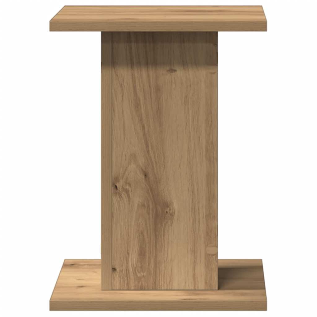højtalerstativer 2stk. 30x30x40cm konstrueret træ egetræsfarve