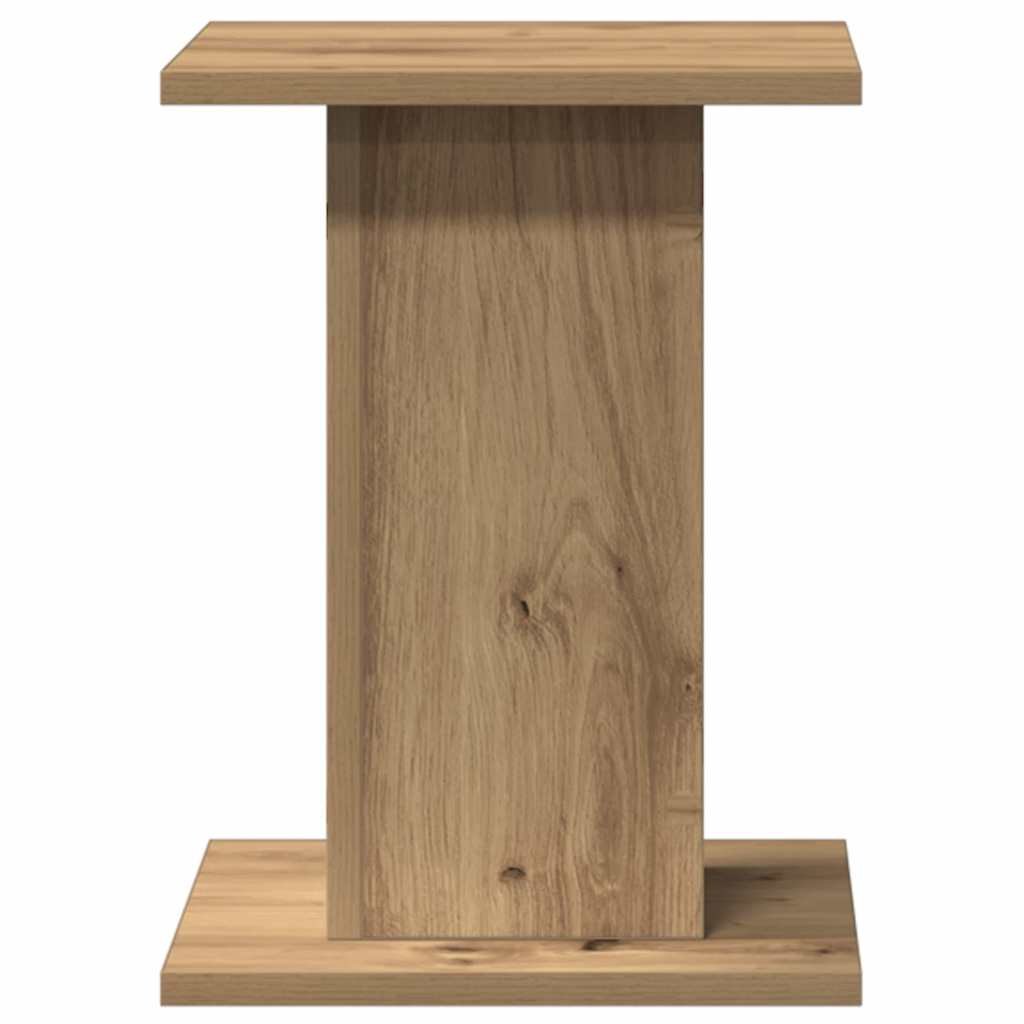 højtalerstativer 2stk. 30x30x40cm konstrueret træ egetræsfarve