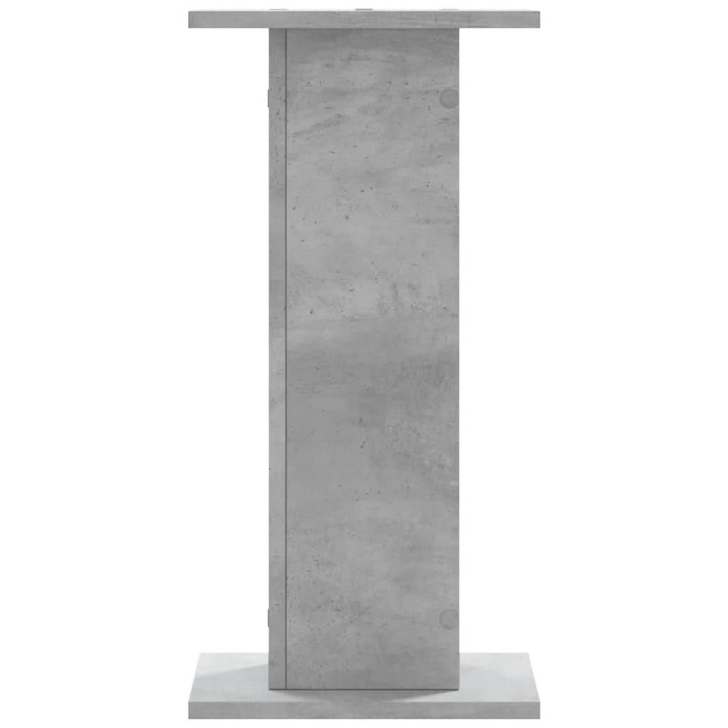 højtalerstativer 2 stk. 30x30x60 cm konstrueret træ betongrå