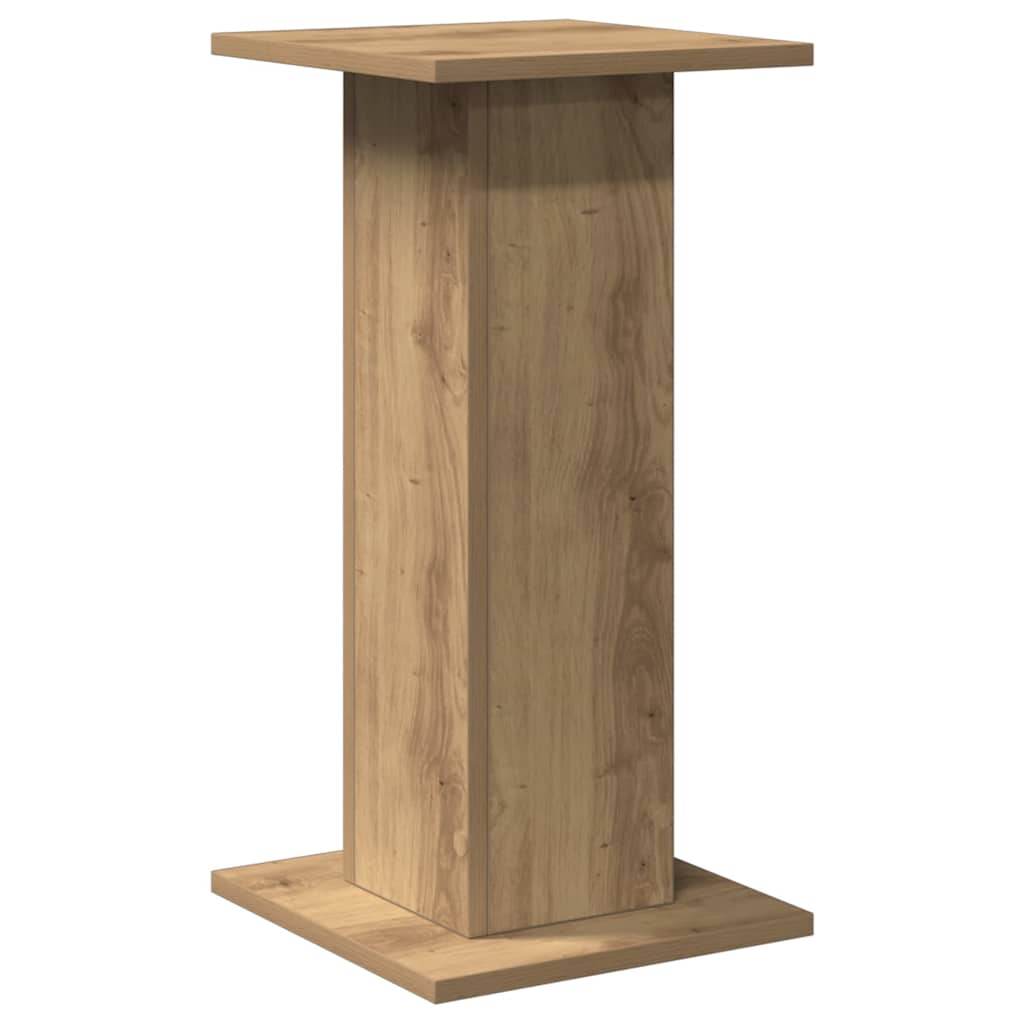 højtalerstativer 2stk. 30x30x60cm konstrueret træ egetræsfarve