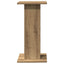 højtalerstativer 2stk. 30x30x60cm konstrueret træ egetræsfarve