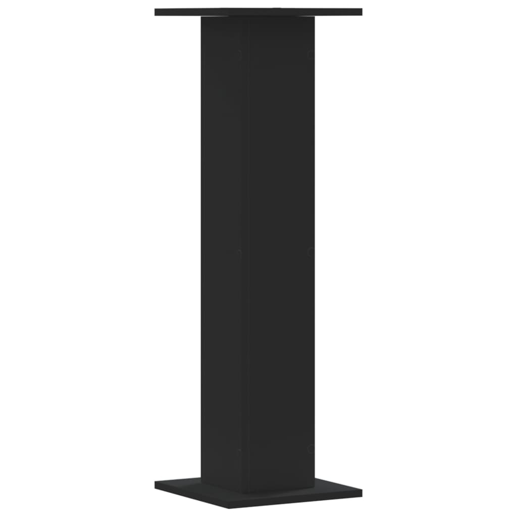 højtalerstativer 2 stk. 30x30x95 cm konstrueret træ sort