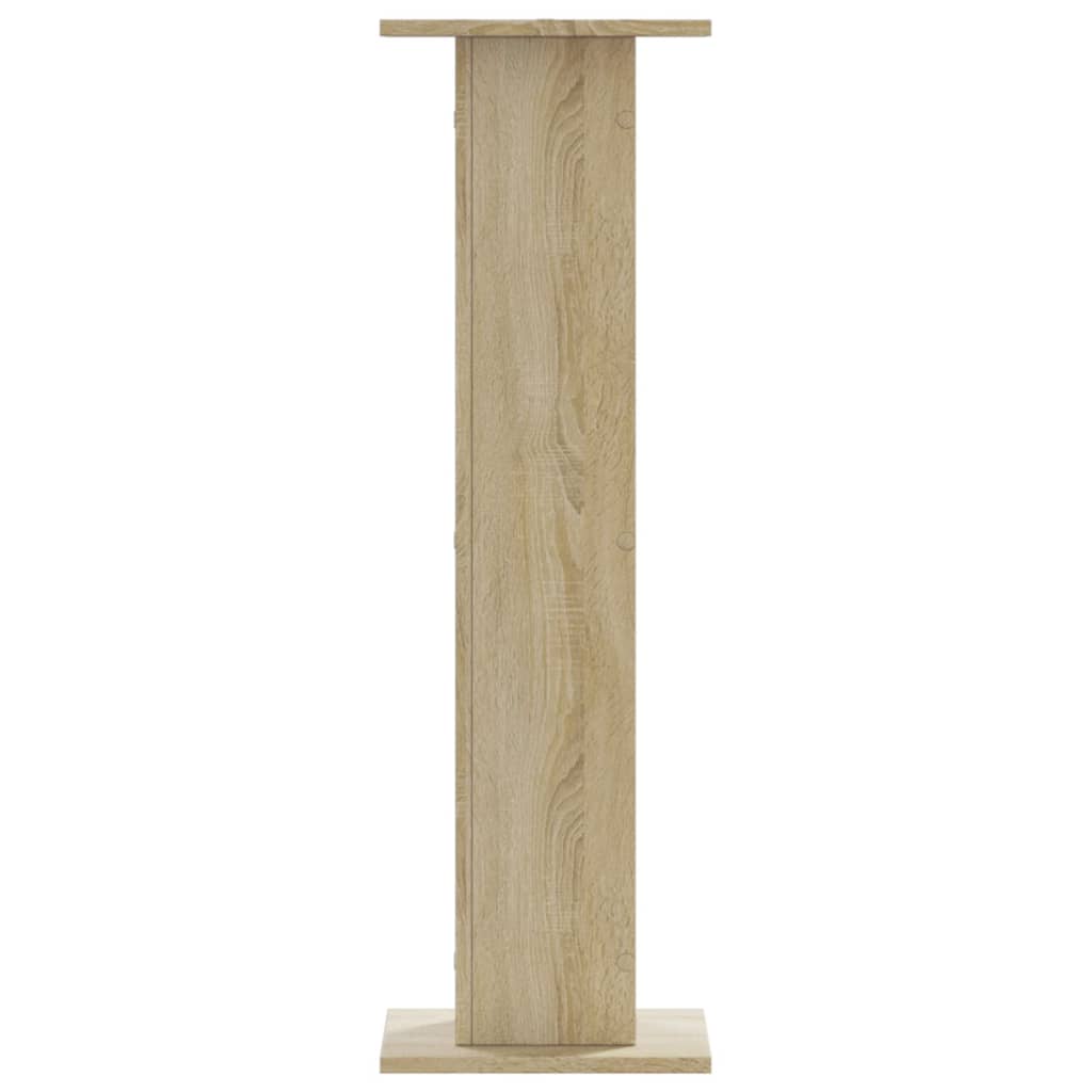 højtalerstativer 2 stk. 30x30x95 cm konstrueret træ sonoma-eg