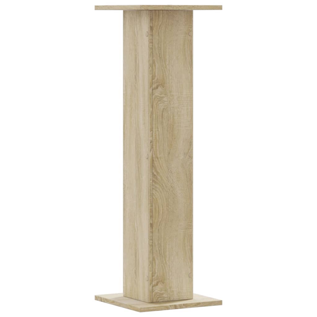 højtalerstativer 2 stk. 30x30x95 cm konstrueret træ sonoma-eg