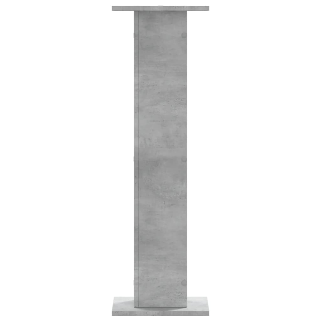 højtalerstativer 2 stk. 30x30x95 cm konstrueret træ betongrå