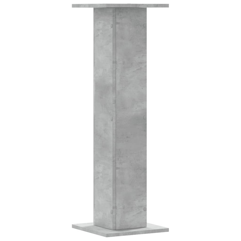 højtalerstativer 2 stk. 30x30x95 cm konstrueret træ betongrå