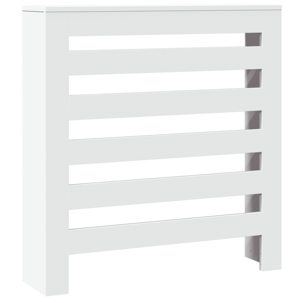 radiatorskjuler 78x20x82 cm konstrueret træ hvid