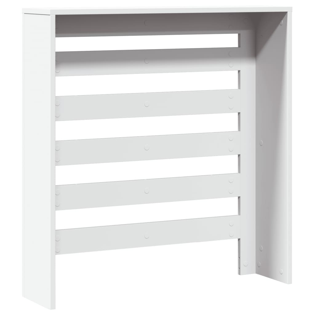 radiatorskjuler 78x20x82 cm konstrueret træ hvid