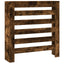 radiatorskjuler 78x20x82 cm konstrueret træ røget egetræsfarve